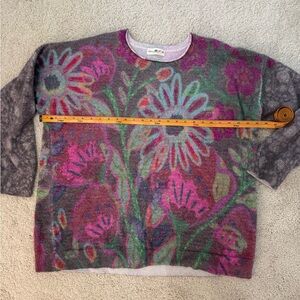 Natural Life Floral Patterned Sweater